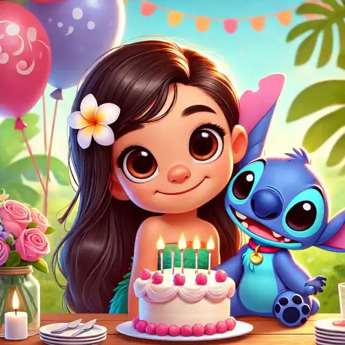 Convite Lilo e Stitch